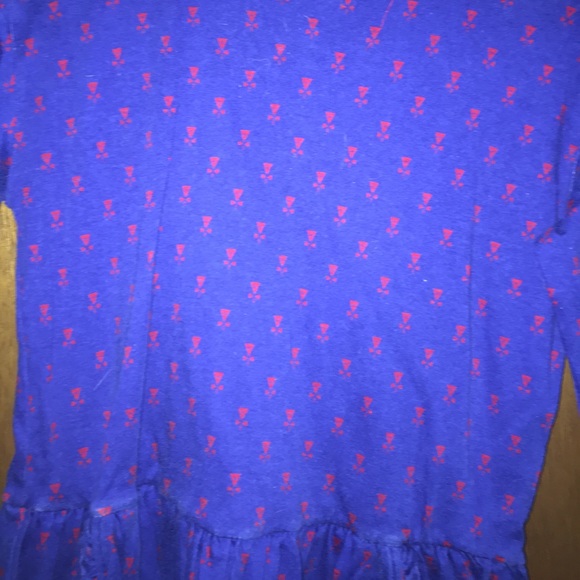 Long Sleeve Patterned Dress with Pockets - Picture 2 of 6